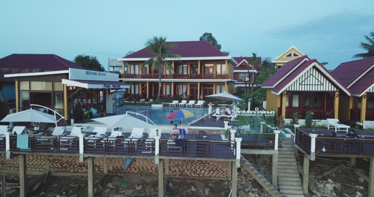Golden Hotel Dondet Muang Khong Exterior photo