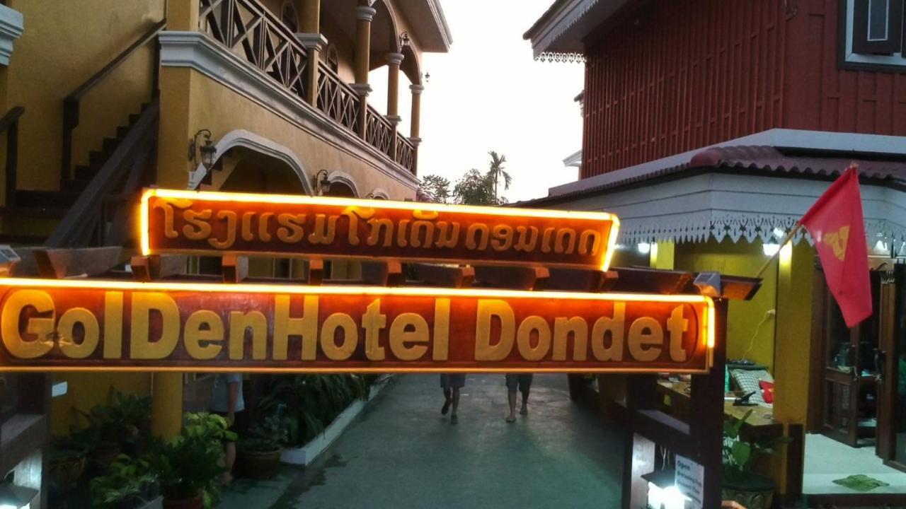 Golden Hotel Dondet Muang Khong Exterior photo